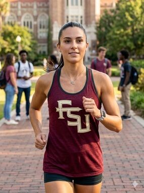 Nike Dri-FIT FSU Seminoles Women's Racerback Tank Top - Garnet - Size L